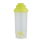 Gourde de sport en plastique avec bille mélangeuse, 700 ml couleur vert lime deuxième vue frontale