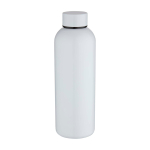 Bouteille en acier inoxydable recyclé pour la sublimation 750 ml couleur blanc