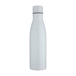 Gourde isotherme en acier inoxydable pour la sublimation 500 ml couleur blanc deuxième vue frontale