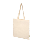 Tote bag en coton biologique avec grand compartiment 7 L 140 g/m² couleur naturel