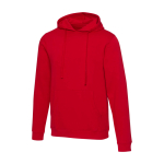 Sweat à capuche unisexe avec intérieur brossé 280 g/m² Elevate couleur rouge