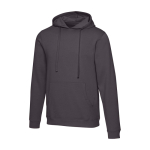 Sweat à capuche unisexe avec intérieur brossé 280 g/m² Elevate couleur gris