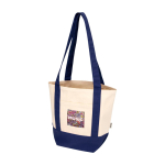 Sac en coton recyclé certifié GRS 320 g/m² couleur bleu marine