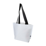 Sac en plastique recyclé laminé double imperméable 18 L 150 g/m² couleur blanc