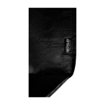 Sac imperméable en plastique recyclé avec fond large 30 L 150g/m² couleur noir vue détail 1
