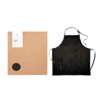 Tablier en coton recyclé tissé à la main pour événements Originalhome couleur noir