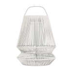 Abat-jour portable en plastique recyclé pour lampe Originalhome couleur gris clair deuxième vue frontale