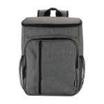 Sac isotherme pour pique-nique avec couverts réutilisables 20 L couleur gris chiné deuxième vue frontale