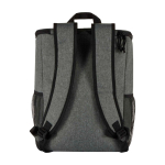 Sac isotherme pour pique-nique avec couverts réutilisables 20 L couleur gris chiné deuxième vue arrière