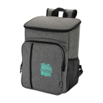 Sac isotherme pour pique-nique avec couverts réutilisables 20 L couleur gris chiné vue impression transfert