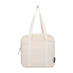 Sac isotherme imperméable en toile recyclée, capacité 5 L couleur sable deuxième vue frontale