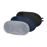 Masque de voyage en micro-polyester et rembourrage doux en éponge couleur gris deuxième vue en couleurs