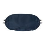 Masque de voyage en micro-polyester et rembourrage doux en éponge couleur bleu bondi deuxième vue frontale
