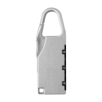 Cadenas à combinaison en zinc avec mousqueton