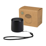 Enceinte Bluetooth compact sur mesure avec charge USB-C 3 W couleur noir