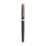 Stylo à bille laqué métallisé à encre noire Waterman Hemisphere F couleur noir deuxième vue frontale