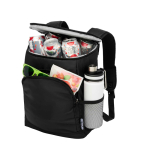 Sac à dos isotherme recyclé 18 L avec compartiment principal couleur noir deuxième vue