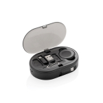 Set écologique de câbles de charge rétractables, multi-ports 60 W couleur noir deuxième vue