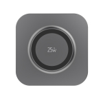 Base de charge sans fil magnétique 25 W avec câble USB-C couleur gris quatrième vue