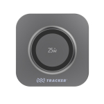 Base de charge sans fil magnétique 25 W avec câble USB-C couleur gris vue avec logo