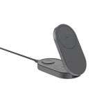 Chargeur écologique pliable 3-en-1 compact avec entrée USB-C 25 W couleur gris deuxième vue