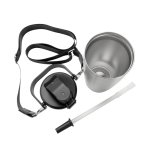 Bouteille isotherme en acier inoxydable recyclé avec cordon 600 ml couleur argenté septième vue