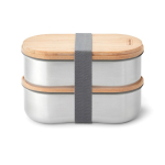 Set de boîtes hermétiques avec couvercle-planche Black & Blum 1 L couleur gris cinquième vue