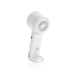 Ventilateur portable écologique et rechargeable 2 W 1 200 mAh couleur blanc deuxième vue