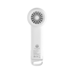 Ventilateur portable écologique et rechargeable 2 W 1 200 mAh couleur blanc septième vue