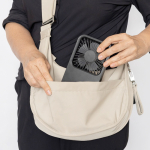 Ventilateur de bureau rechargeable, 3 vitesses, 5 W, 1 200 mAh couleur noir vue d'ambiance 4