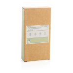 Ventilateur de bureau rechargeable, 3 vitesses, 5 W, 1 200 mAh couleur noir deuxième vue avec boîte