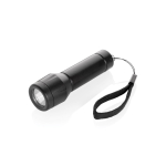 Lampe torche rechargeable écologique avec dragonne 1 W 500 mAh couleur noir