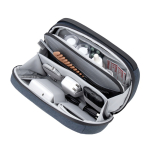 Trousse de voyage 2,5 L à ouverture coquille, 8” couleur bleu marine vue 14