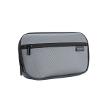 Trousse de voyage 2,5 L à ouverture coquille, 8” couleur bleu marine huitième vue