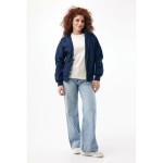 Veste urbaine unisexe avec zip et doublure 95 g/m² Iqoniq Odin couleur bleu marine