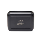 Boîte repas en acier inoxydable recyclé avec sangle élastique 750 ml couleur noir septième vue