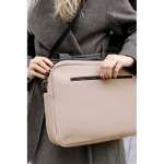 Sac à dos 2-en-1 en polyester recyclé pour ordinateur portable 15” couleur ivoire