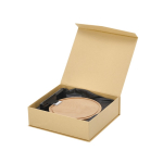 Plaque trophée ronde en bois avec base en verre noir quatrième vue