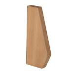 Plaque trophée avec base en bois et face avant en aluminium recyclé deuxième vue