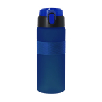 Gourde de sport en plastique recyclé avec embout 730 ml couleur bleu première vue