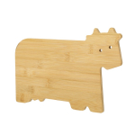 Planche à découper en bambou compacte en forme de vache deuxième vue