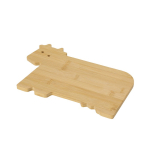 Planche à découper en bambou compacte en forme de vache  troisième vue