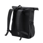 Sac à dos roll-top en RPET avec double fermeture et poche pour PC 15”  troisième vue