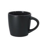 Tasse en céramique avec finition noire mate et intérieur coloré 350 ml couleur noir première vue