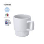Mug en céramique pour sublimation avec base biseautée 300 ml