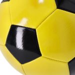 Ballon de football taille 5 en similicuir, bicolore avec pentagones deuxième vue