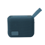 Petite enceinte stéréo portable avec poignée de transport 5 W couleur bleu première vue