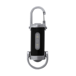 Lampe torche rechargeable avec mousqueton et 7 modes d’éclairage couleur noir première vue