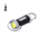 Lampe torche rechargeable avec mousqueton et 7 modes d’éclairage