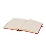 Carnet A5 à couverture en similicuir avec élastique, pages lignées troisième vue